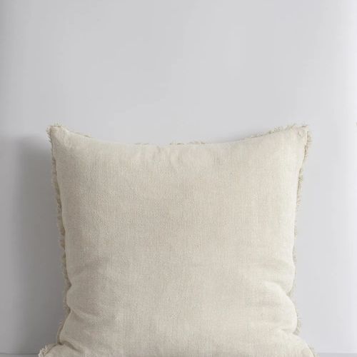 Baya Keaton Cushion - Cream | 100% Linen