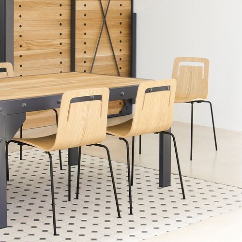 Klip Chair - Four Metal Legs