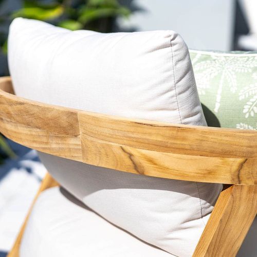 Kona 4pc Teak Outdoor Lounge Setting