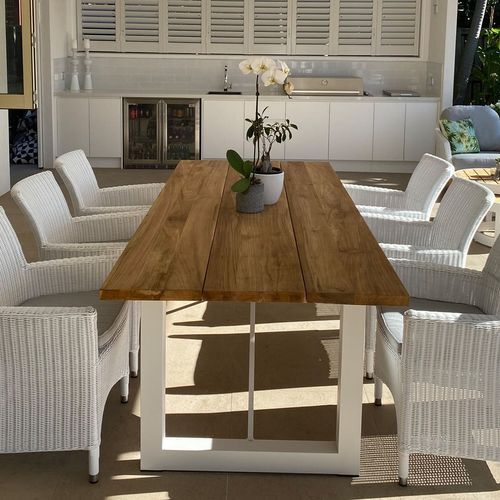 Laguna Table with Mateus Chairs 7pc Outdoor Dining Setting