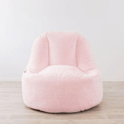 Plush Fur Lounger Bean Bag Chair - Soft Pink