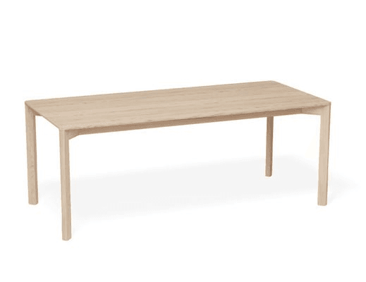 Lasu Dining Table - Natural Oak - by TON