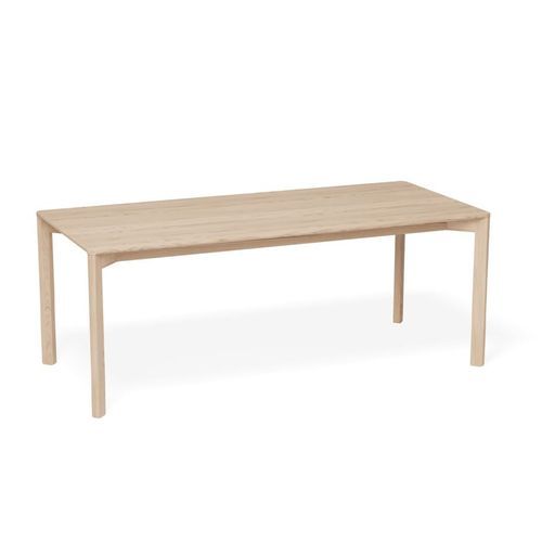 Lasu Dining Table - Natural Oak - by TON