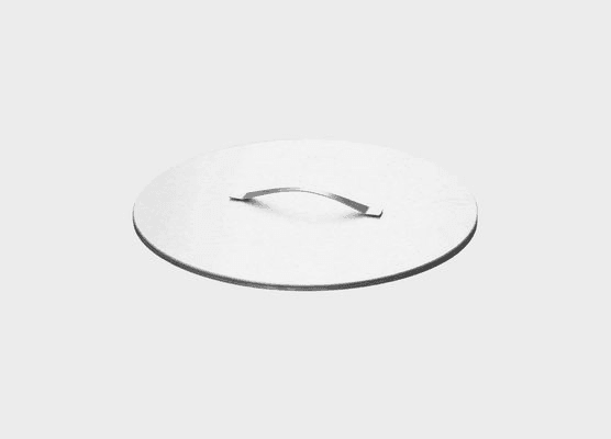 ALFRED RIESS Fire Pit Cover - Medium Stainless