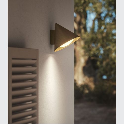 Cone Flush Outdoor Wall Light