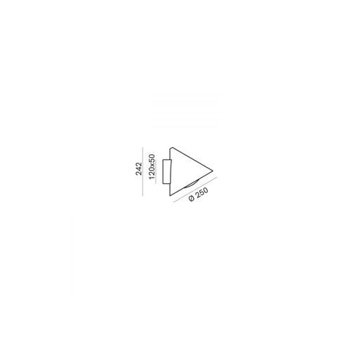 Cone Flush Outdoor Wall Light