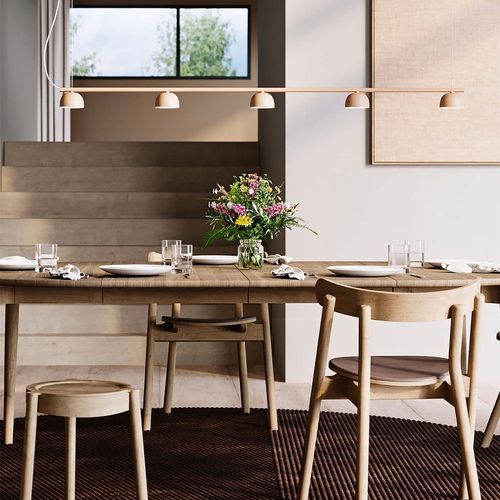 Blush Rail 5lt Pendant Light