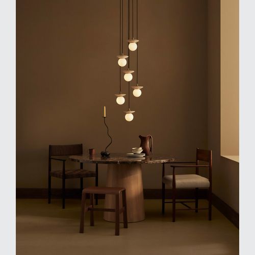 Orbit Stone 6lt Pendant Light