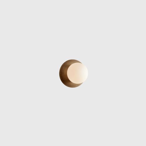 Orbit Brass Wall Light
