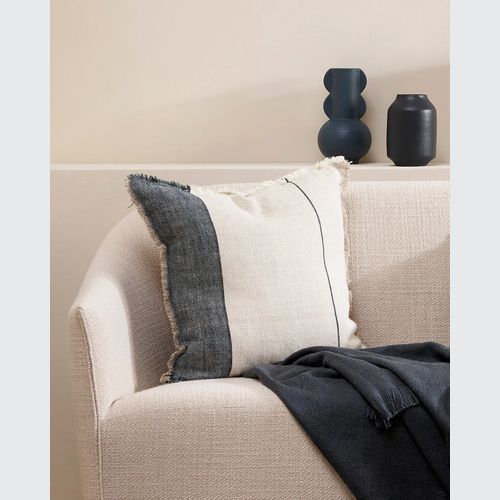 Baya Frankton Linen Cushion - Cloudburst