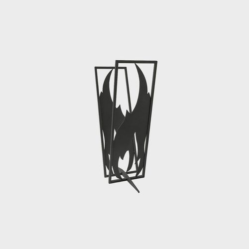 ALFRED RIESS Steel Log Rack - Flame