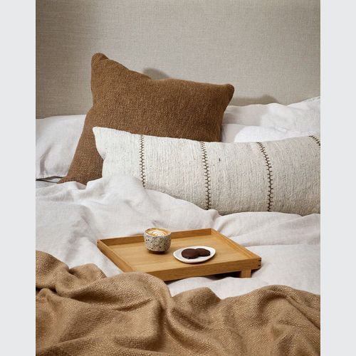 Baya Kalahari Cushion - Ecru | Long Lumbar Shape