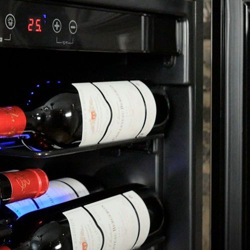 Grand Cru 80 Bottle 'Label View' Dual Zone Wine Fridge