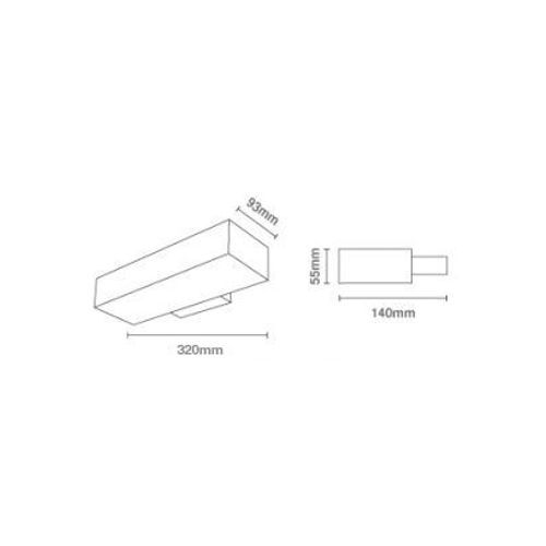 Beama Down GU10 Wall Light