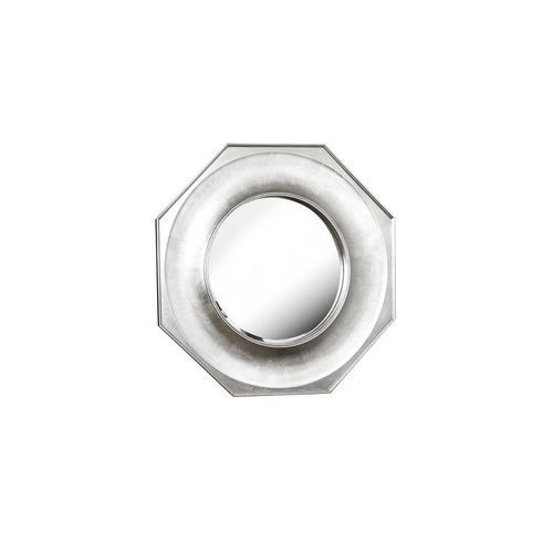 Octagonal Mirror in Silver