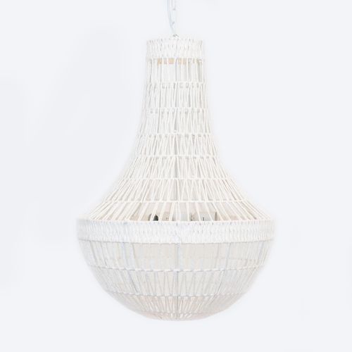 White Rope Empire Pendant Chandelier - Como