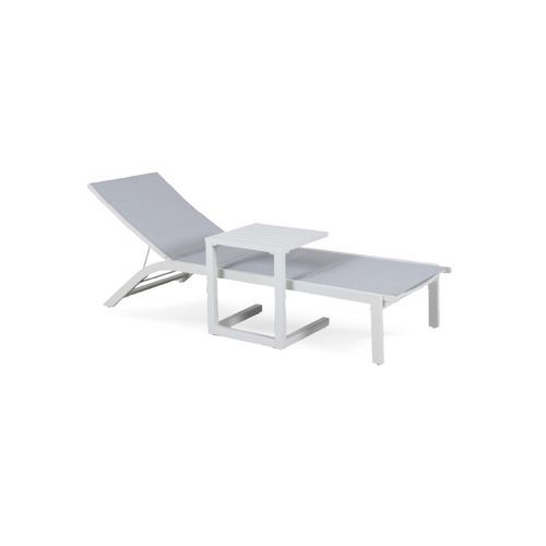 Malibu Sun Lounger | White