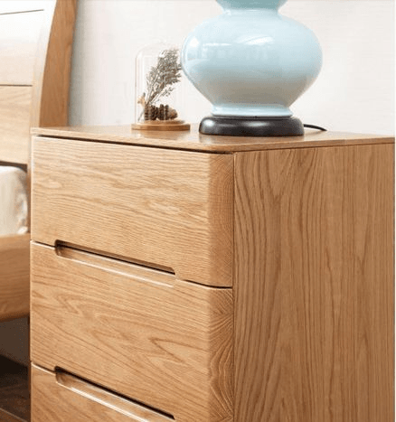 Manchester Natural Solid Oak Bedside Table