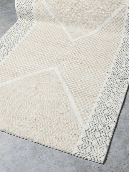 Tribe Home Marisa Rug - Salt | 100% NZ Wool Designer Rug