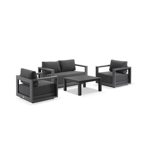 Milos 4pc Outdoor Aluminium Lounge Setting
