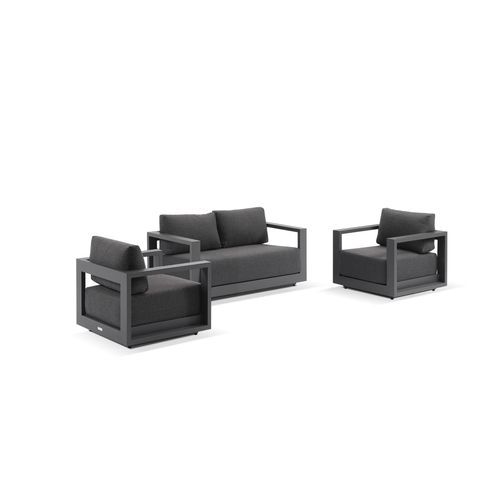 Milos 4pc Outdoor Aluminium Lounge Setting