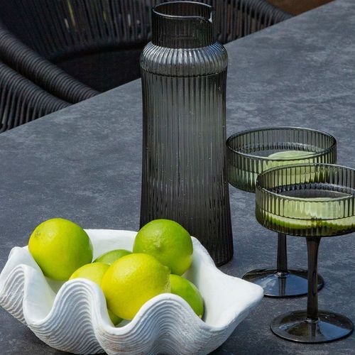 Modena Ceramic Table With Serang Chairs 7pc