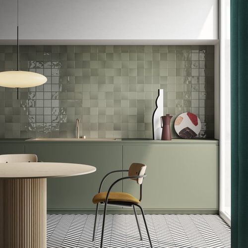 Rebel Moss Gloss 100x100mm