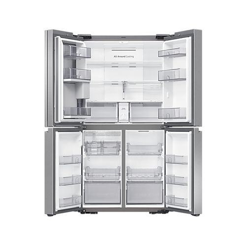 648L Beverage Showcase French Door Fridge Matte Silver