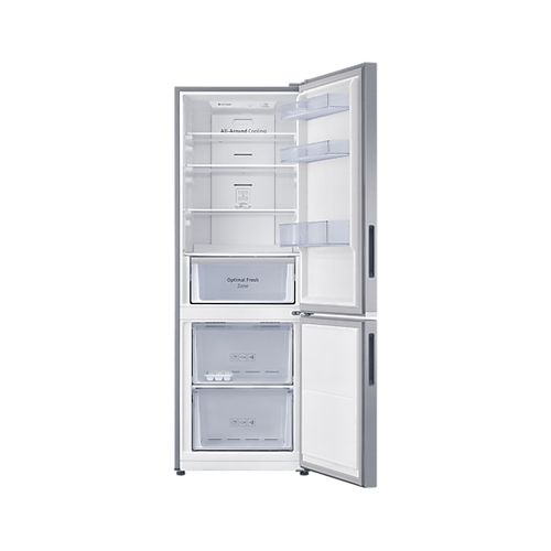 310L Bottom Mount Fridge All Around Cooling Elegant Inox