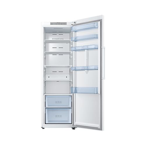 387L 1 Door Fridge All Around Cooling Snow White