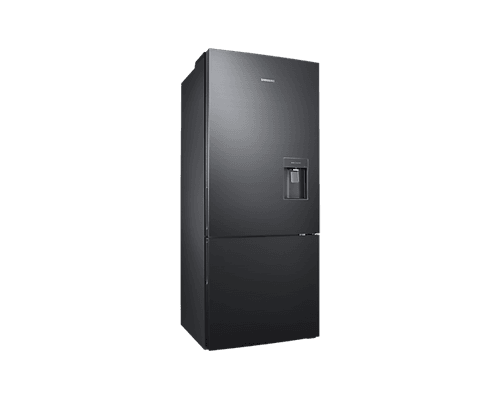 424L Bottom Mount Fridge All Around Cooling Matte Black