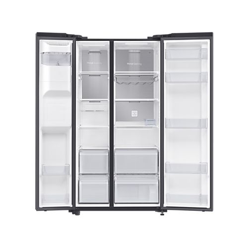 635L Side By Side Fridge All Around Cooling/Metal