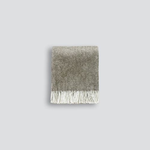 Baya Martinborough Throw - Olive | Pure NZ Wool