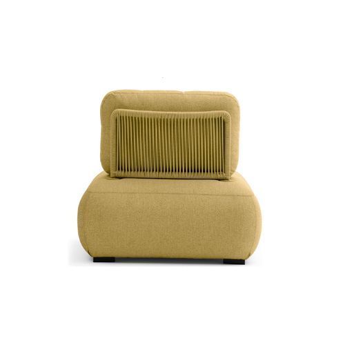Ora One Seater Outdoor Lounge - Yellow