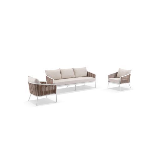 Orchard 4pc Wicker Outdoor Lounge Setting