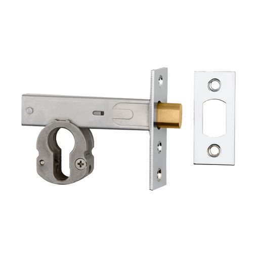 Euro Mortice Deadbolt - 60mm Backset | Polished Chrome