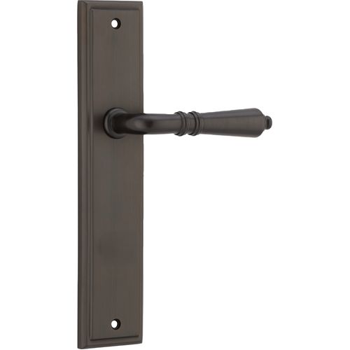 Sarlat Lever - Stepped Backplate | Signature Brass