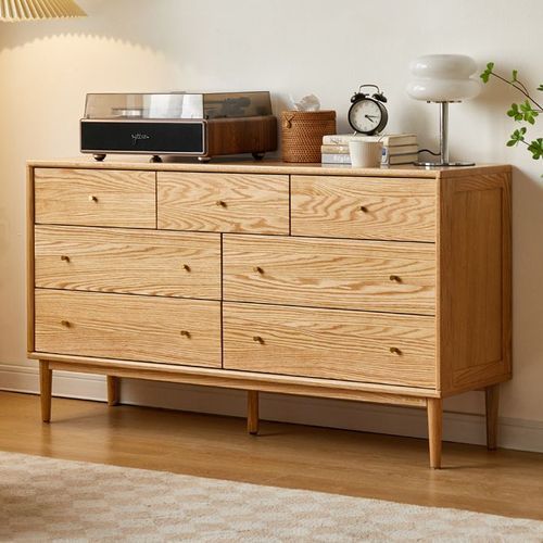 Oslo Natural Solid Oak 3+4 Chest of Drawers Design 2