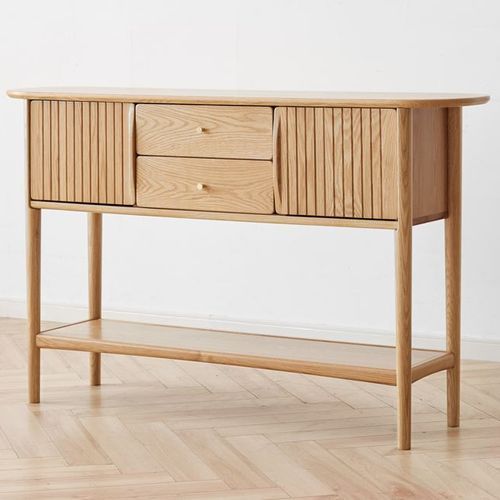 Oslo Natural Solid Oak Hall Table