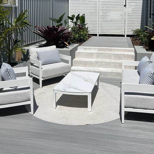 Pasadena 4pc Aluminium Outdoor Lounge Setting