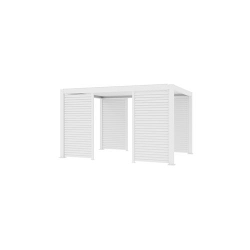 Tasman Freestanding Pergola Shutter Wall