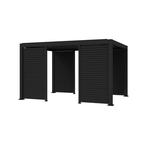 Atlantic & Caribbean Freestanding Pergola Shutter Wall