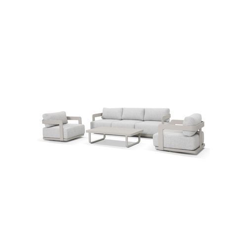 Talbot 4pc Aluminium Outdoor Lounge Setting