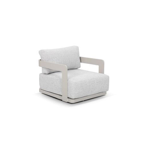 Talbot Swivel Chair 3pc Aluminium Outdoor Set