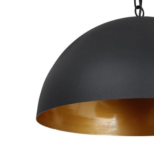 Presley | Dome Pendant Light - Black