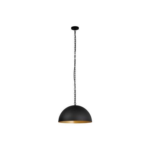 Presley | Dome Pendant Light - Black