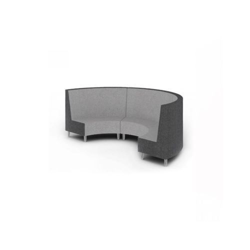 Quiet Round Modular High Back Sofa