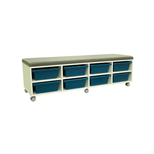 Tote Tray Seat with 8 Trays