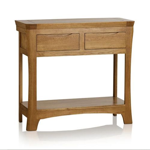 Renwick Rustic Solid Oak Console Table