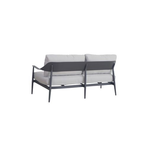 Rio 4pc Aluminium Outdoor Lounge Set | Gunmetal